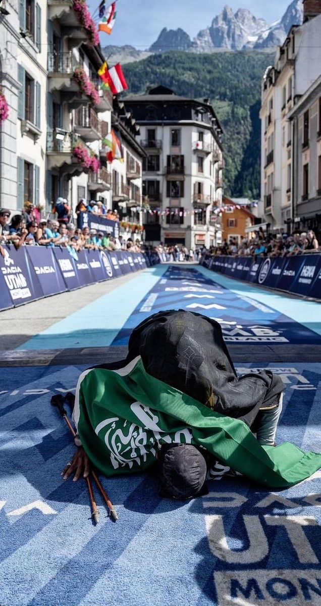 Sujood at UTMB finish
